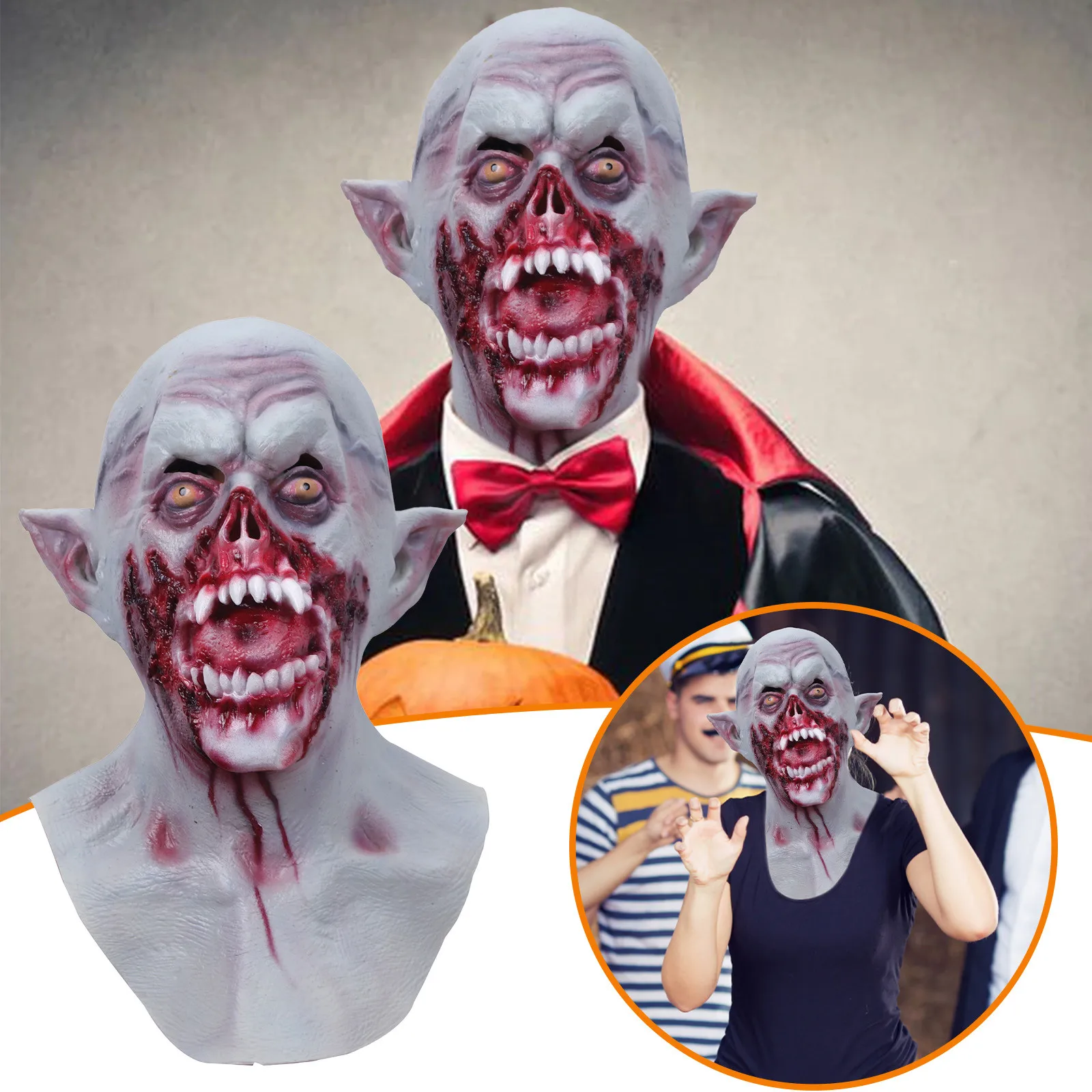 

Halloween Party 9 Bloody Skeleton Facemask Adult Latex Horror Facemask Creepy Halloween Facemask Horror Skeleton Facemask Party