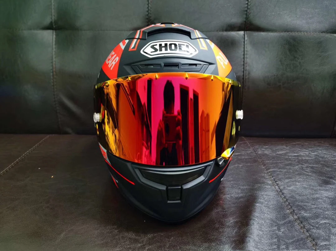 Мотоциклетный шлем на все лицо X14 Marquez черный для езды мотоцикле и велосипеде