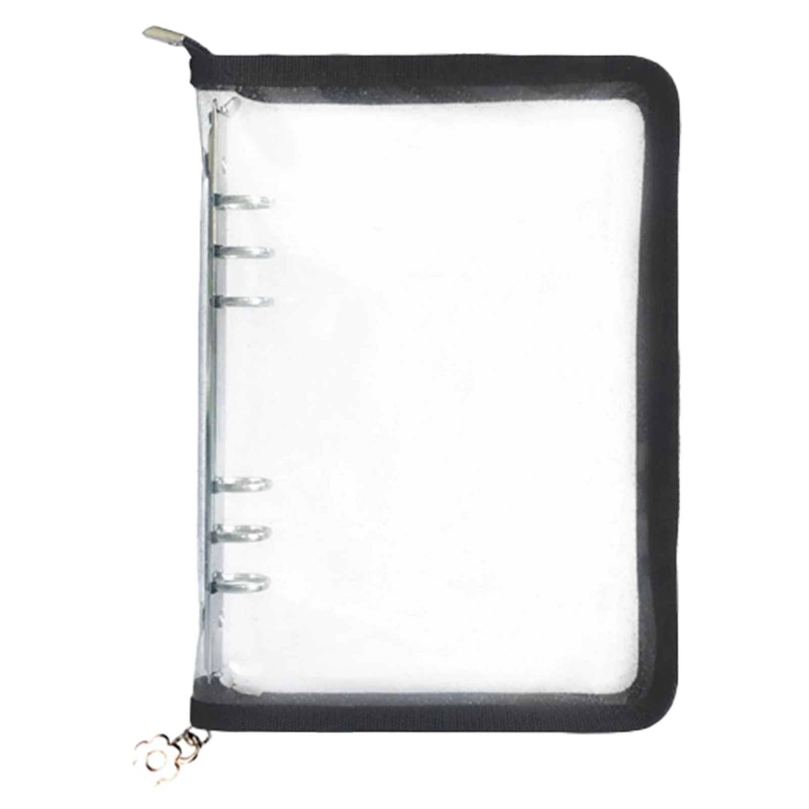 

6 Holes Loose Leaf Pictures Transparent Cover Trading Business O-Ring Photocard Binder Collection Holder PVC Storage Book Album