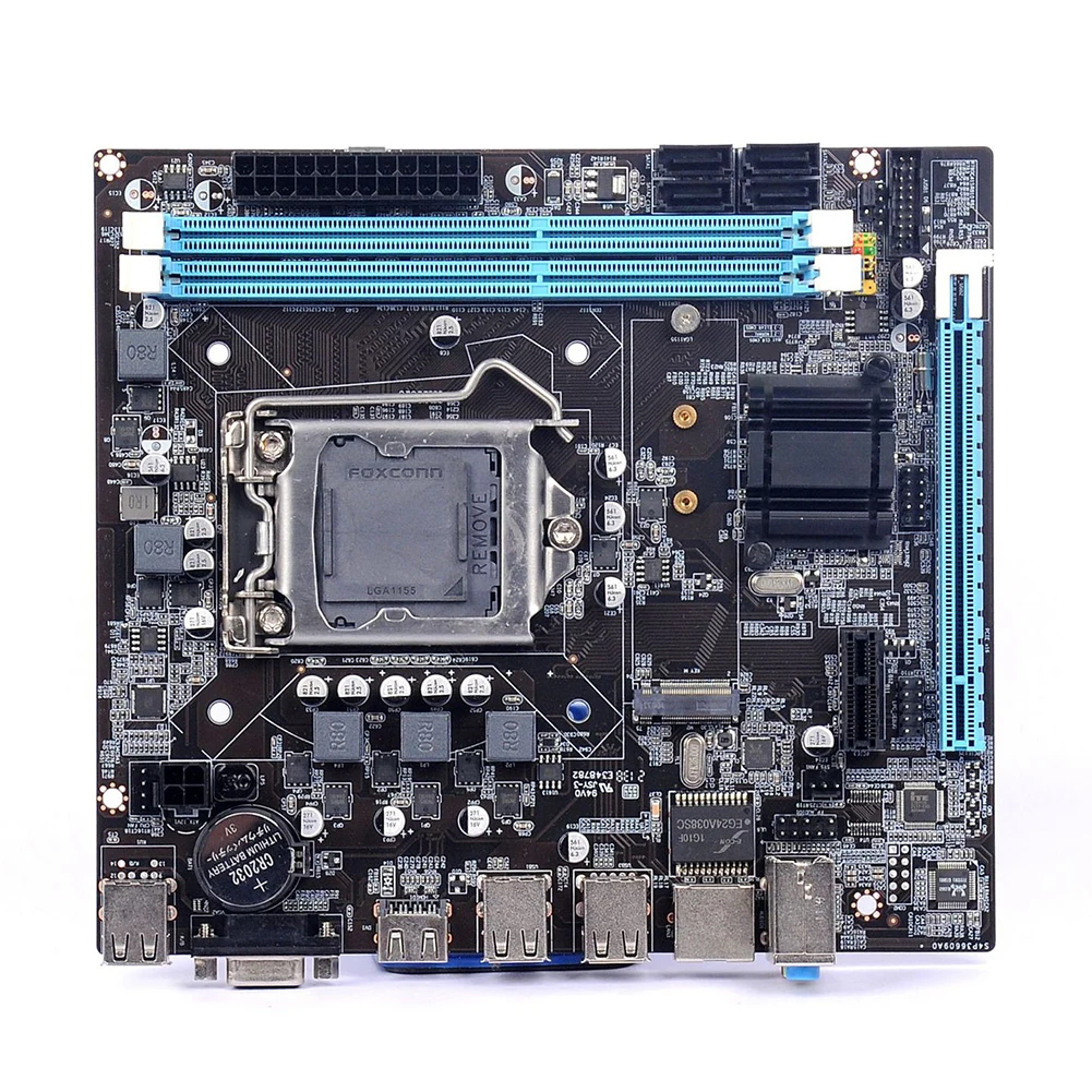 

H61 ITX Motherboard LGA1155 Socket I3/I5/I7 CPU Desktops MainBoard 4 X SATA 2.0 Realtek 10/100 Mbps LAN Onboard for Office