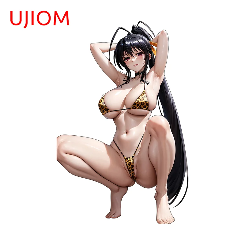 

UJIOM Himejima Akeno сексуальное бикини Waifu большая грудь стикер на стену популярный забавный изысканный настраиваемый наклейка на багажник декор для гардероба