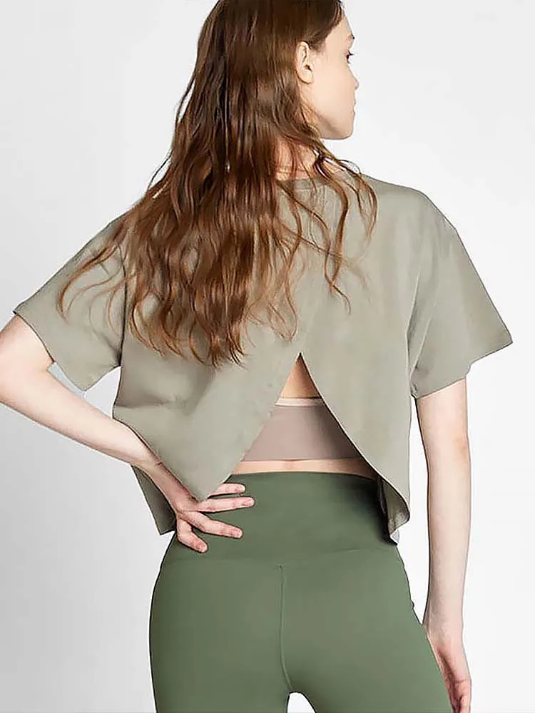 

Футболка женская с коротким рукавом и круглым вырезом, свободного покроя