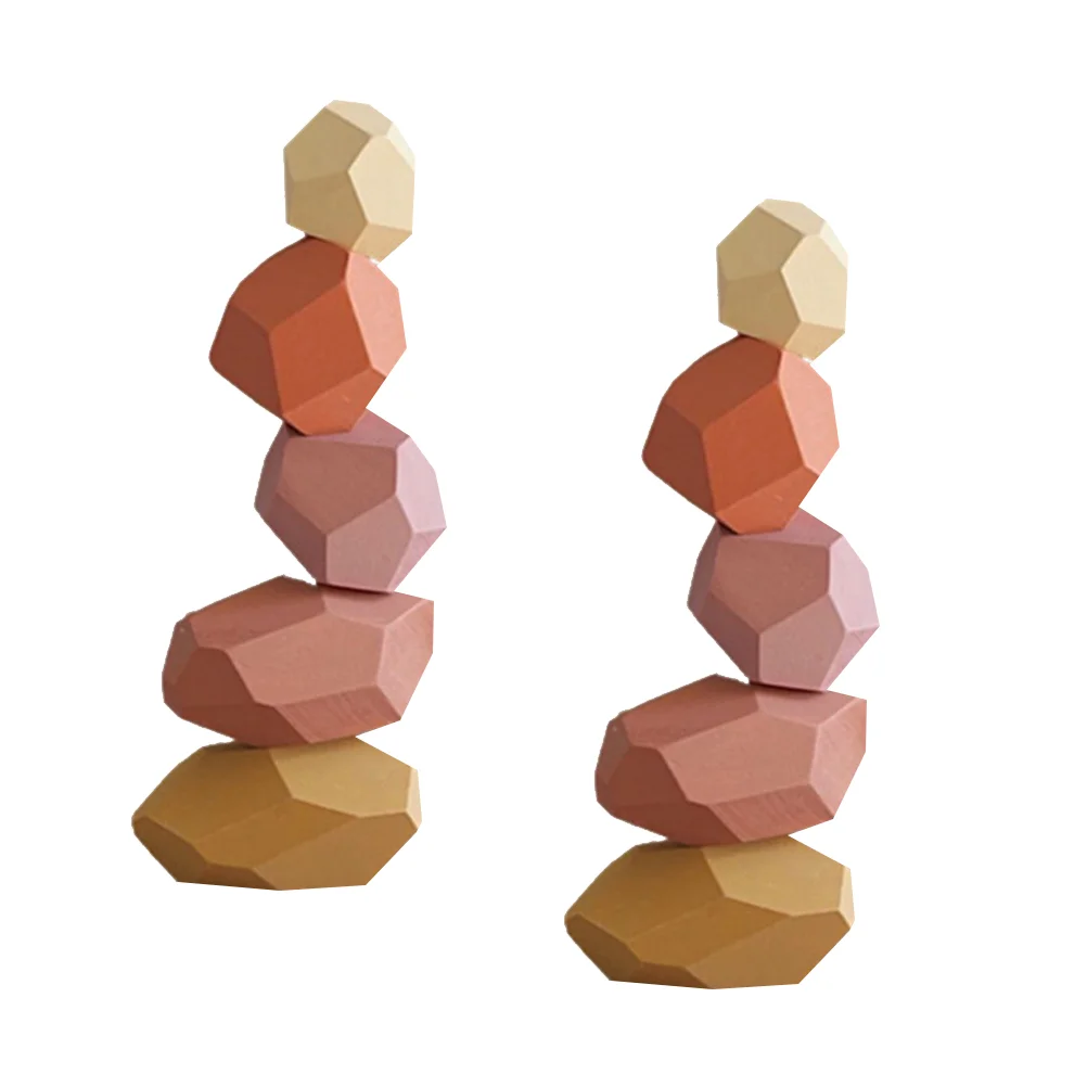 

10Pcs Simulation Stone Building Blocks Imitation Stone Block Stacking Toys