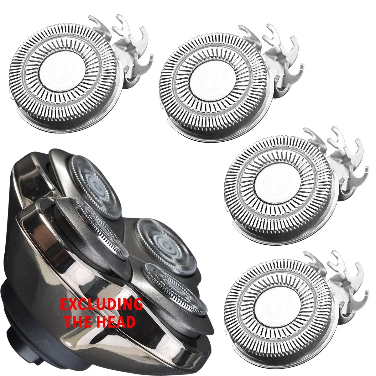 Replacement Blades For Skull Pitbull Carver Pro 4 Head Replacement Blade