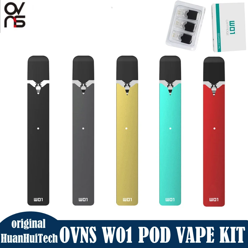

100% Original OVNS W01 Pod System Kit Built-in 280mAh Battery 0.7ml Cartridge Vaporizer Rechargeable E-Cigarette Vape Pen