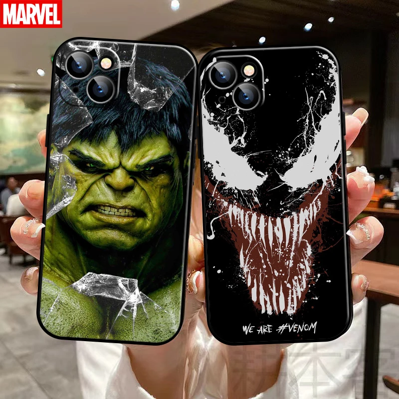 

Marvel Avengers For Apple iPhone 13 12 11 Pro Max 12 13 Mini X XR XS Max SE 6 6S 7 8 Plus Phone Case Silicone Cover Funda Back