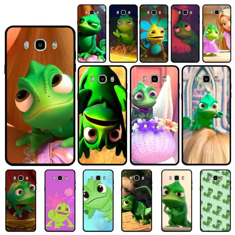 

Disney Rapunzel chameleon cute Phone Case for Samsung J 2 3 4 5 6 7 8 prime plus 2018 2017 2016 core