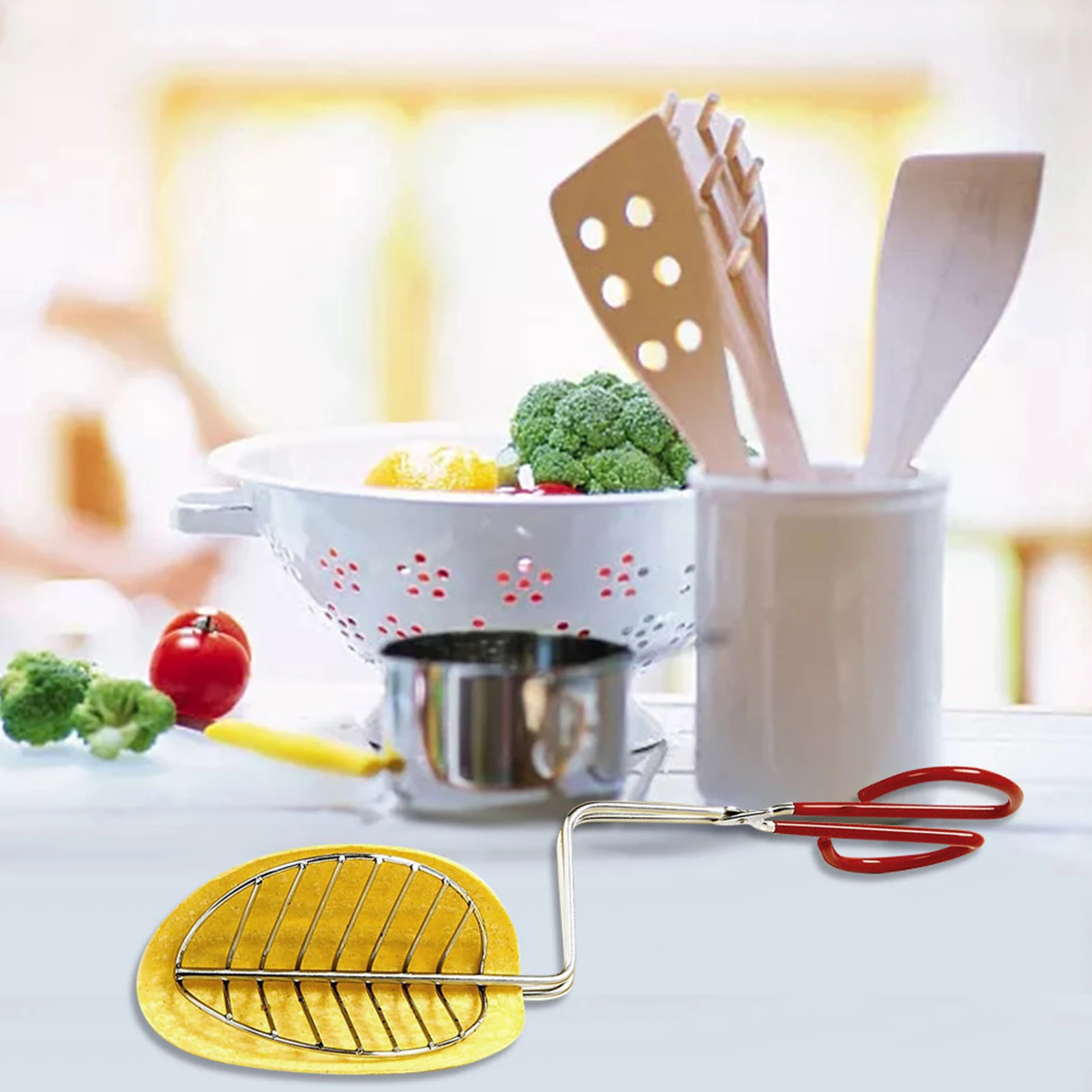 Форма Taco Shell для жарки из нержавеющей стали мексиканский Maker Tortilla Holder V-образная