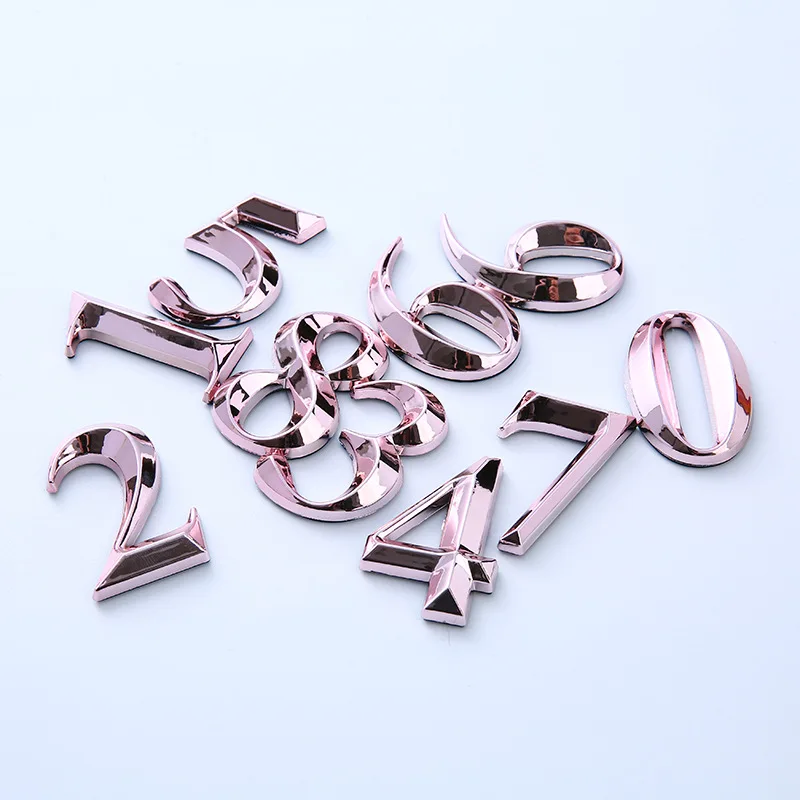 

3D номерные знаки для двери 0-9 ABS