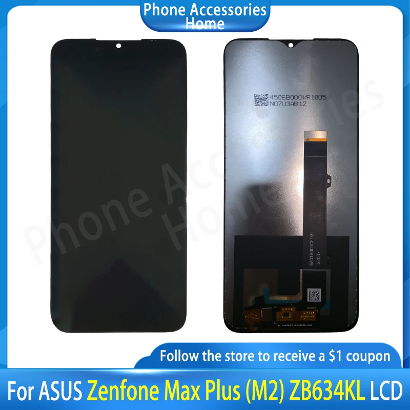 

Original 6.26" Display For Asus Zenfone Max Plus(M2)/ Shot ZB634KL LCD Touch Screen Digitizer Assembly For Asus ZB634 KL LCD