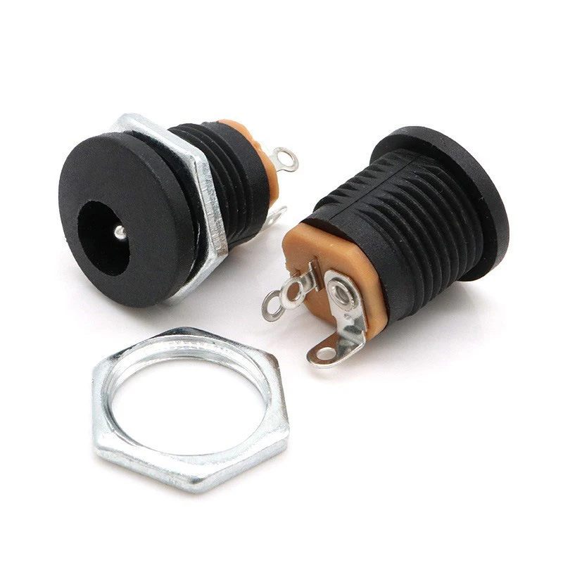 

10PCS DC-022 5.5x2.1mm DC Power Jack DC Connector Panel Mounting DC022 Socket