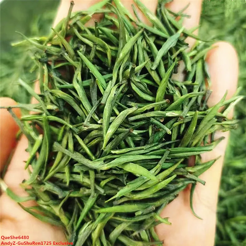 

2022 Year 5A Chinese QueShe Green Tea 250g/bag Natural Fresh Sparrow Tongue Green Tea Health Care For Lose Weight Tea