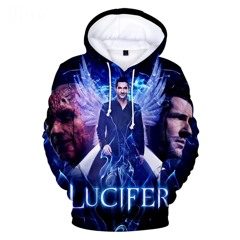 

Толстовка с капюшоном Lucifer Morningstar для мужчин и женщин, модный Повседневный пуловер оверсайз, худи с длинным рукавом, осень 2020