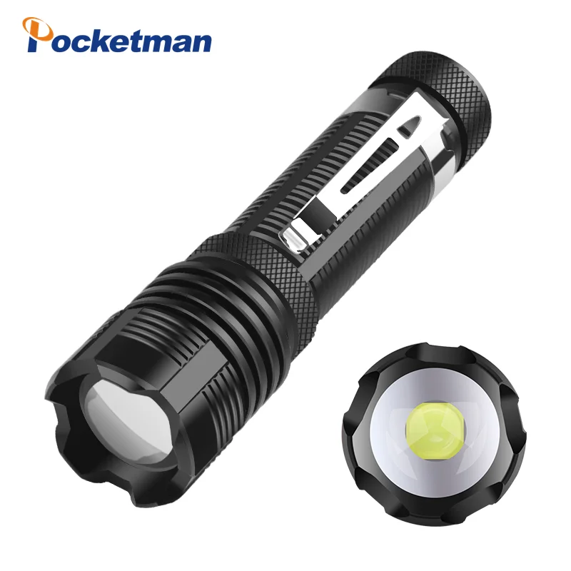 

Mini Telescopic Zoom Flashlight 5 Modes EDC Handheld Pen Light Tactical Torch Light Aluminum Alloy Waterproof Camping Light