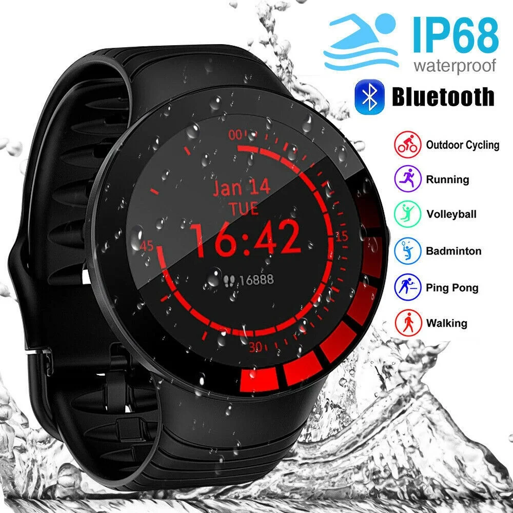 

Водонепроницаемые Смарт-часы с пульсометром и тонометром