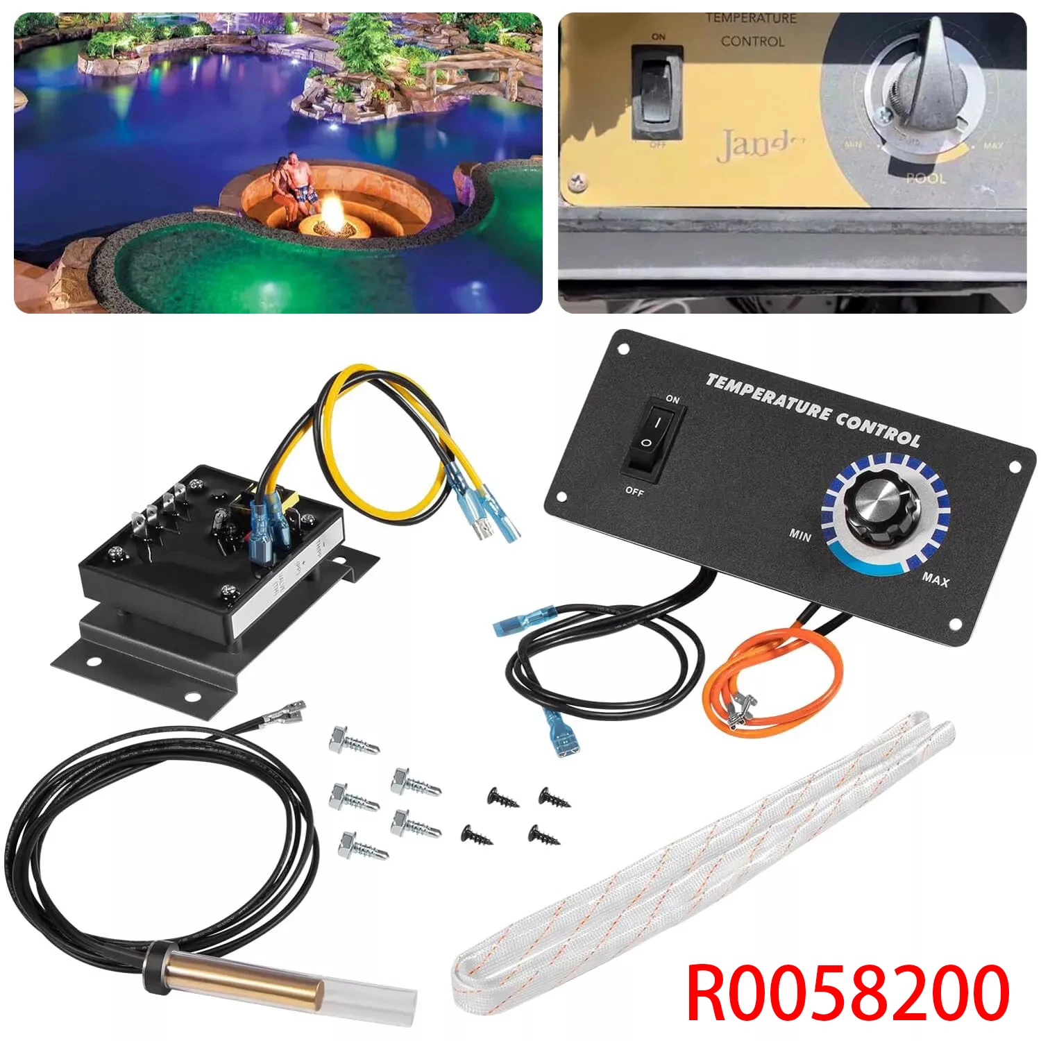 MX R0058200 Teledyne Laars контроль температуры для бассейнов заменить 47-295-1652 LAR-151-2555