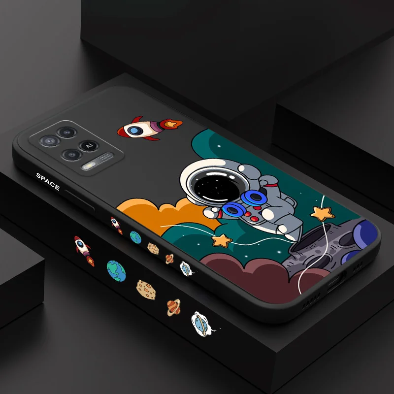 

Tick Astronauts Phone Case For OPPO A54 A74 A57 A96 A76 A36 A95 A12 A15 A15S A16 A16K A9 A5 2020 Reno 8 8Z 7 7Z 6 5 F9 4G 5G