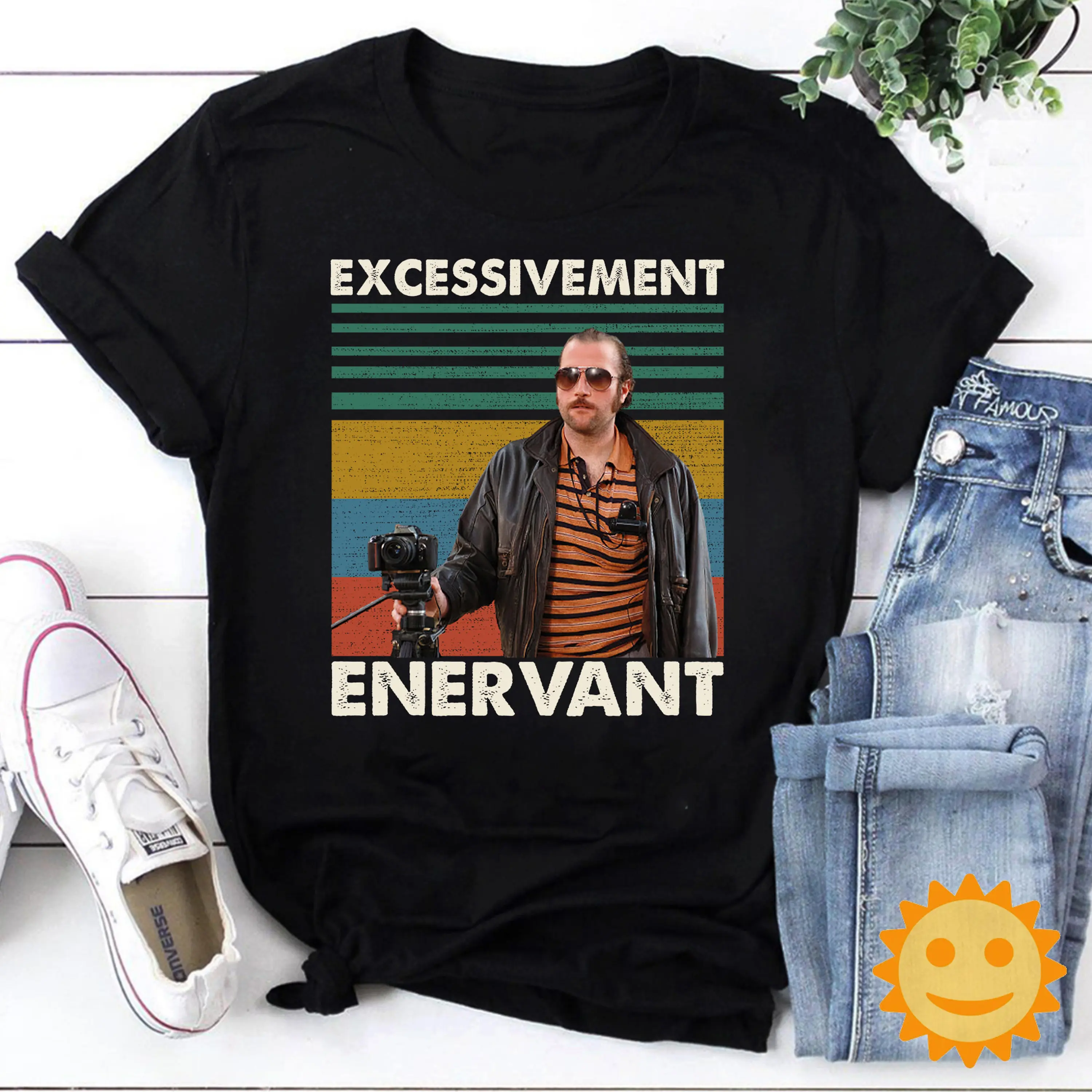 Зимняя Винтажная Футболка Dikkenek 3D с цитатой Жан-Клода