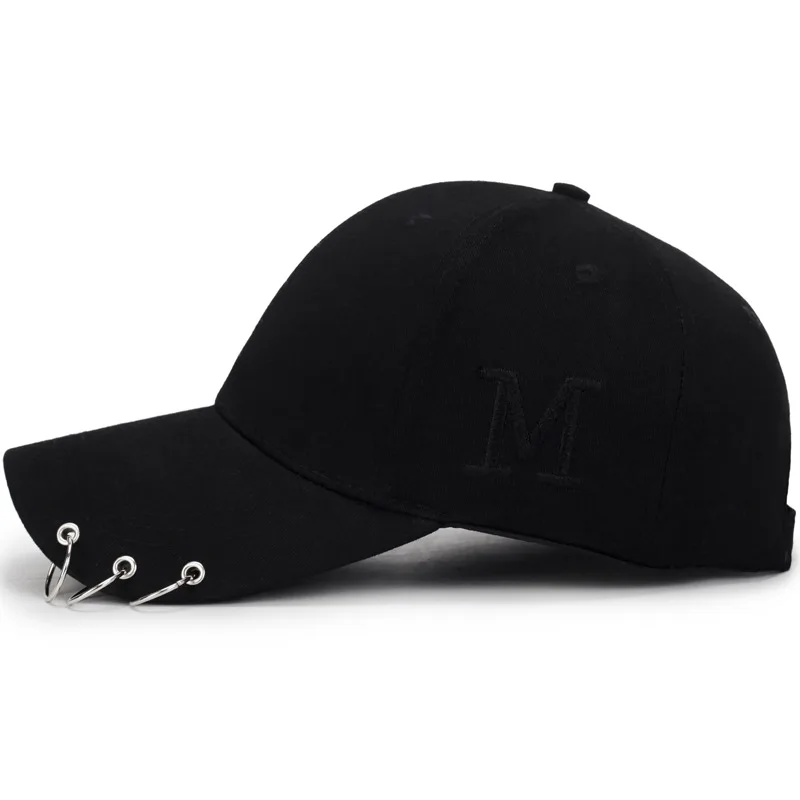 xiaomi mijia Hat spring and autumn new men's and women's fashion brand Korean baseball cap black iron ring duck tongue cap
