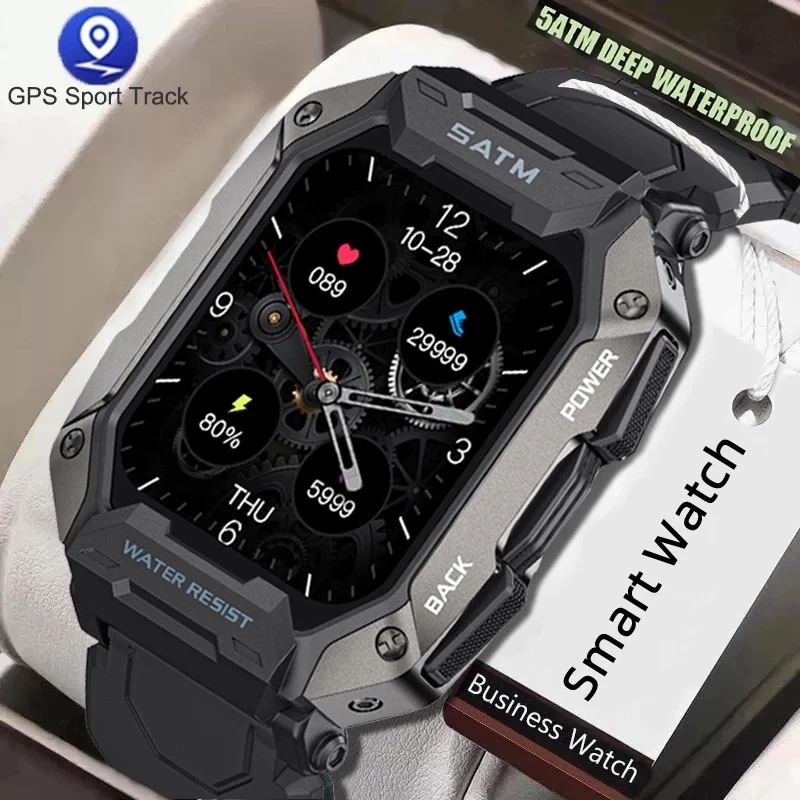 

Smart Watch 2022 New Outdoor Sport Smart Watches Heart Rate Blood Pressure 5ATM Waterproof Bluetooth Smartwatch For Mens