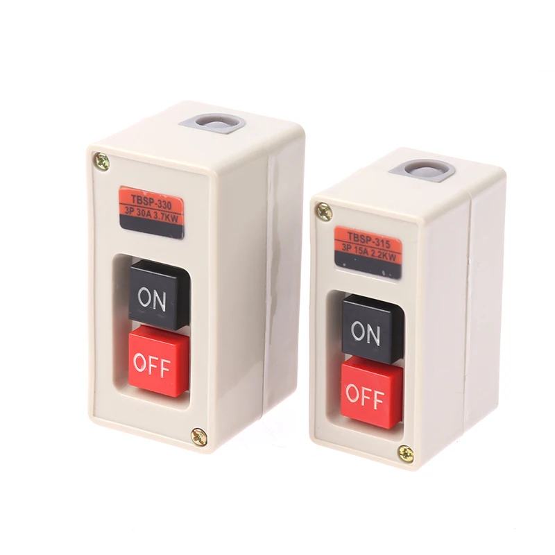 TBSP-315 330 трехфазный двигатель кнопка старт-стоп переключатель управления 15A 30A