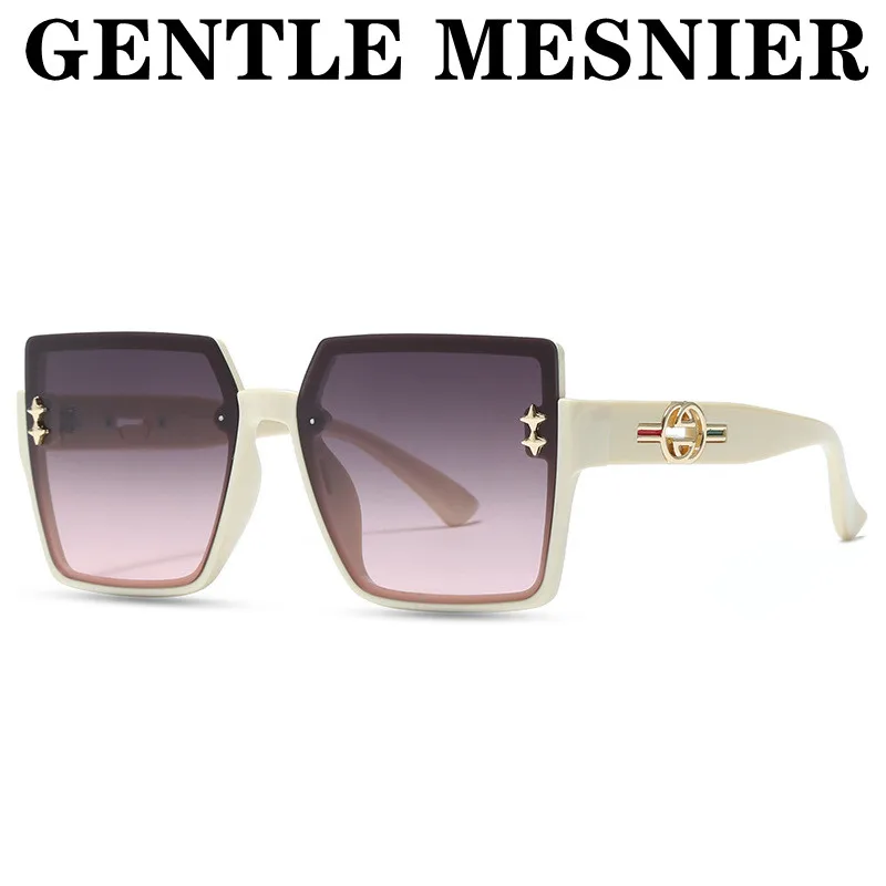 

2022 Classic Retro Fashion Square Frame Women Vintage Sun Glasses Luxury Brand Design Sunglasses Female Elegant Shades