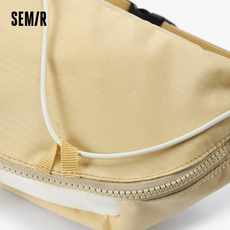 Фото Semir Мужская легкая поясная сумка для спорта на открытом воздухе, нагрудная сумка через плечо, новинка 2025 года, модная уличная одежда для пар №2