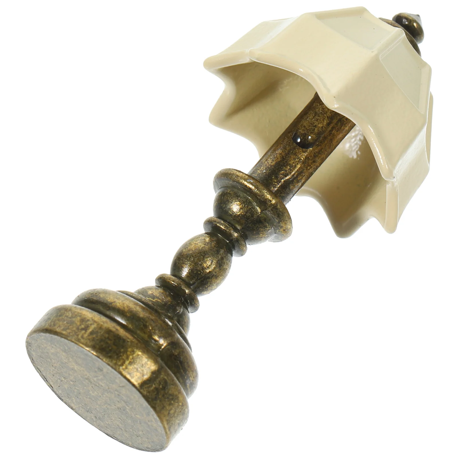 

Miniatures Furniture Model Creative Lamp Delicate Light House Micro Landscape Alloy Bedside DIY LED