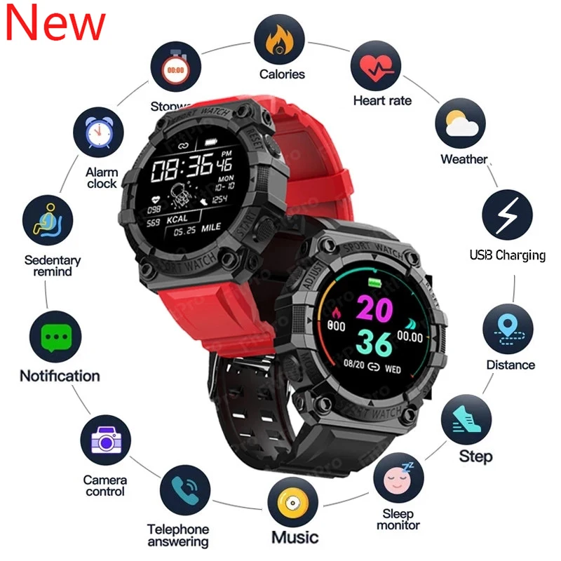 

New FD68S Smart Watch Men women heart rate monitoring Touch sports Fitness tracking Pedometer Bluetooth bracelets pk Y68 D18 D13