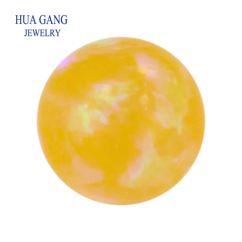 

Синтетический Опал # 16C, желтого цвета, стандартный опал, полуотверстие, полностью просверленные бусины, синтетический опал, оптовая продажа