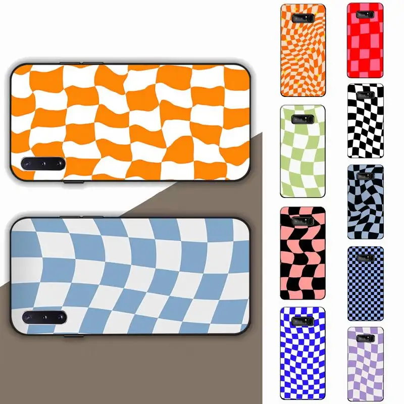 

Crazy Checkers Phone Case For Samsung Note 8 9 10 20 pro plus lite M 10 11 20 30 21 31 51 A 21 22 42 02 03