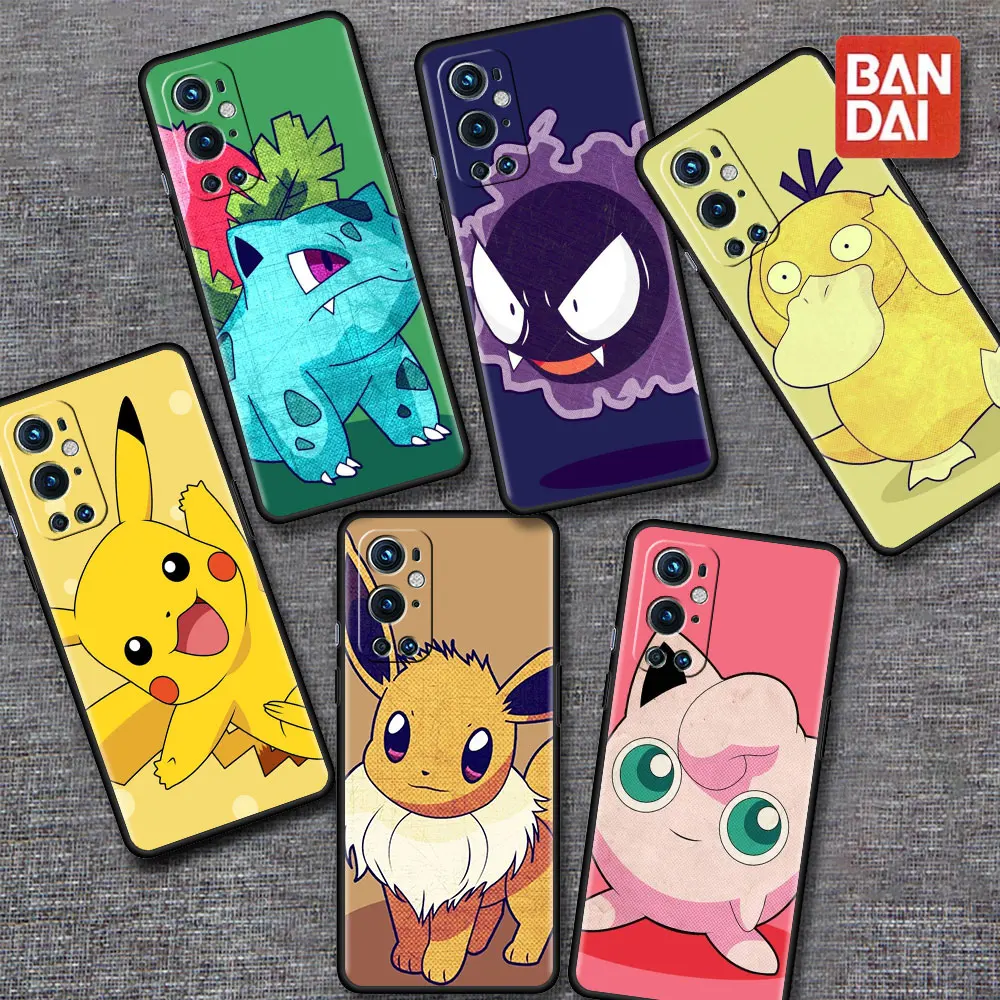 Чехол в стиле ретро с изображением покемона для OnePlus 10 9 8 7 Pro 9R 8T 7T Nord 2 5G Z N100 N10 CE