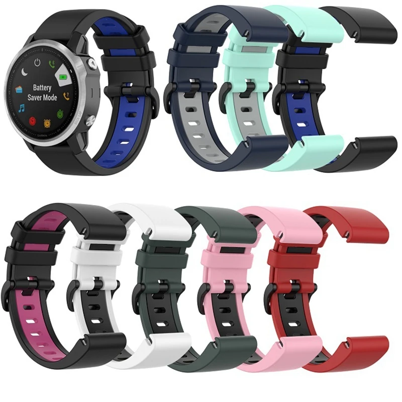 

Silicone Band Strap for Garmin Fenix 7X Tactix Delta Vertix2 Enduro 26mm Smart Watch Bracelet Wristband Sport Waterproof