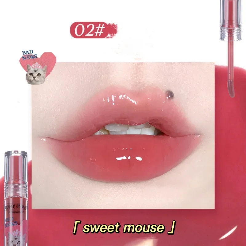 Новинка блеск для губ FLORTTE DuDu глянцевый Увлажняющий глазурь увлажнения