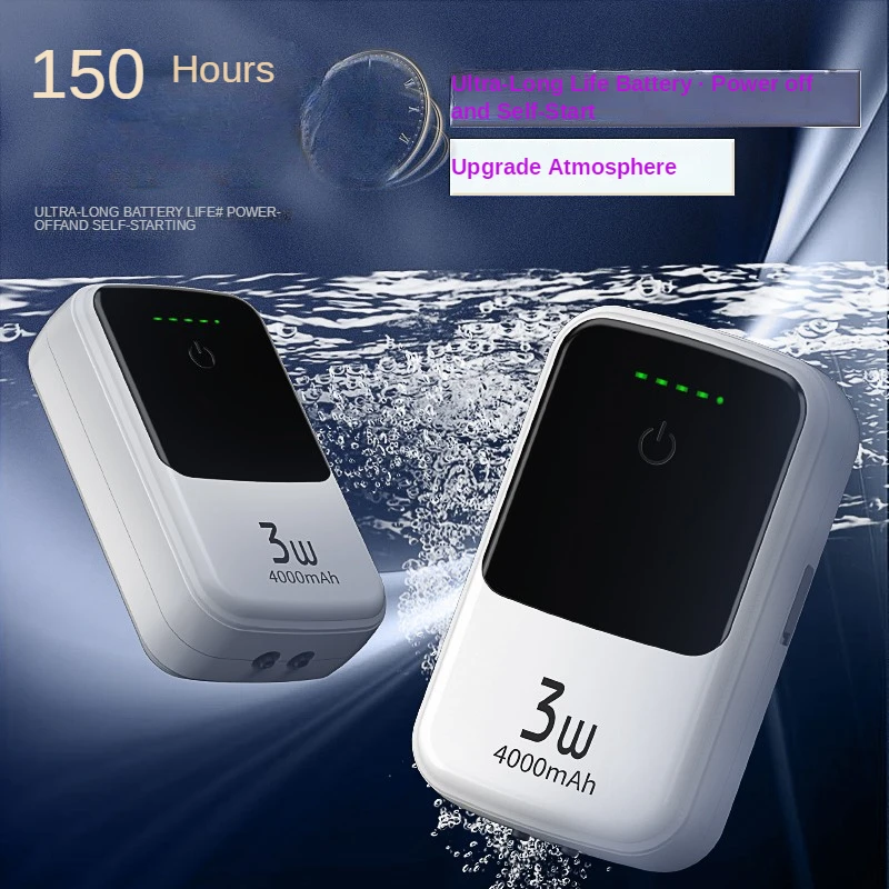 

Ultra-quiet Aquarium USB Charging Oxygen Pump Air Compressor Fish Tank Oxygen Pump Single Double Outlet with Check Valve