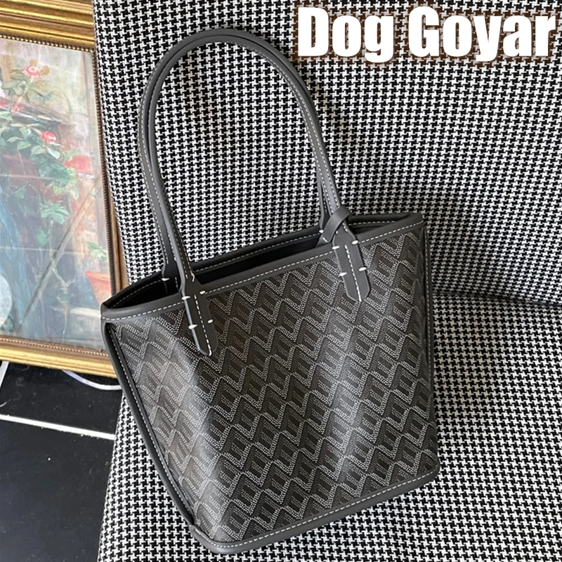 

Dog GOYAR bag A++++ little bag one shoulder handbaglarge capacity shoulder Shopping bag Mummy tote Bag double sides leather mini