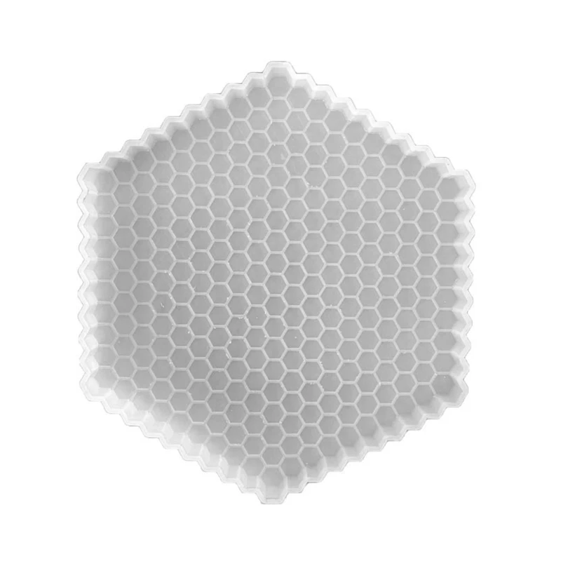 

Honeycomb Shaped Resin Coaster Molds Silicone Mat Mould for DIY Art Craft Making