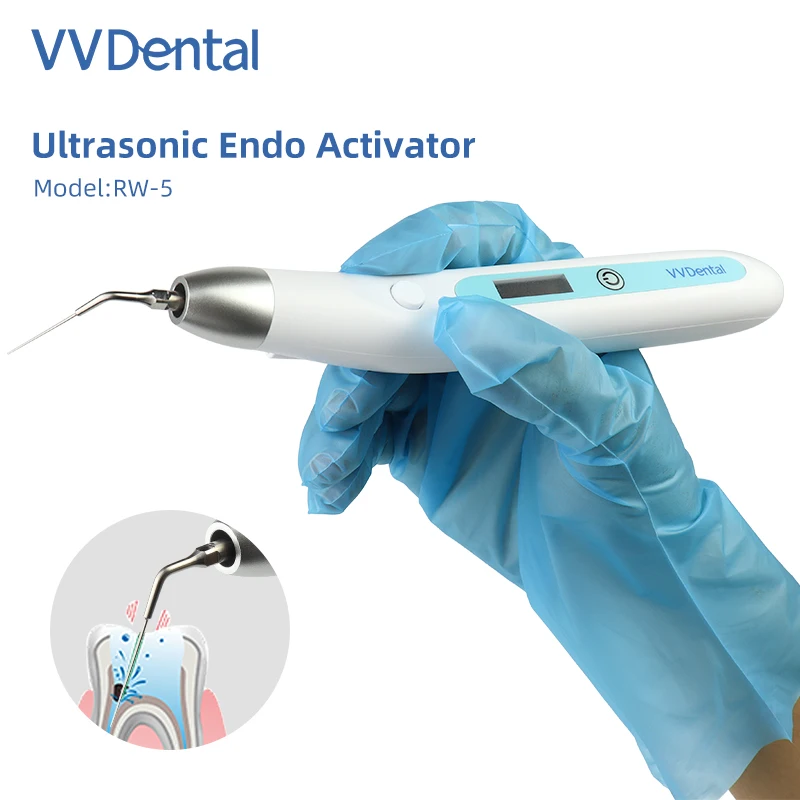 Фото VVDental Sonic Endo Irrigator Activator: Стоматологический ирригатор с LED-подсветкой для тщательной гигиены полости рта и очистки корневых каналов, эндодонтический инструмент №5