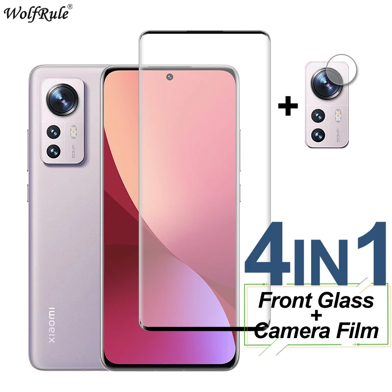 

Полноэкранная защита для Xiaomi 12 Pro 12X Mix 4, закаленное стекло, защитная пленка для камеры телефона Mi 12 11 Ultra Note 10 Lite