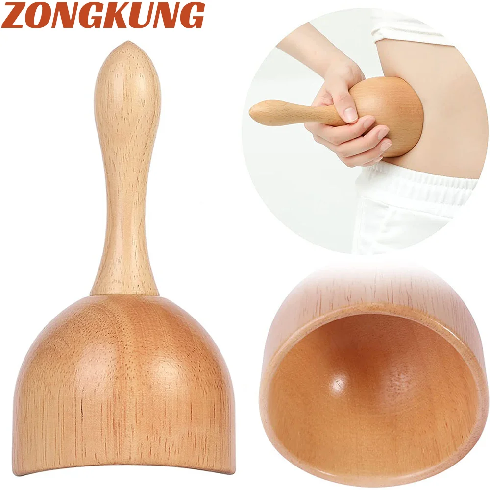 

Wood Swedish Cup Wooden Massager Wood Therapy Massage Tool for Lympahtic Drainage,Anti-Cellulite,Muscle Pain Relief