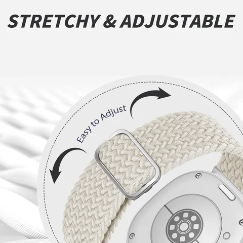 Плетеный ремешок Solo для Samsung Galaxy Watch 8, ремешок 44 мм, 40 мм, нейлоновый ремень, браслет correa pulseira для Galaxy Watch 8 classic, 46 мм