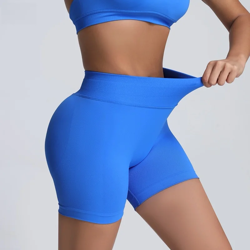Фото HISTELLO спортивные шорты женские спортивные шорты Scrunch Booty фитнес байкерские короткие леггинсы для йоги для бега в тренажерном зале бесшовные леггинсы №4