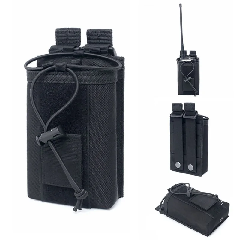 

Tactical Molle Walkie-talkie Pouch Interphone Storage Bag Outdoor Hiking Hunting Radio Pouch Military Walkie Talkie Case Holder