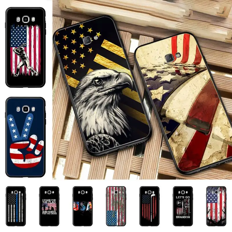 

American flag Phone Case for Samsung J 4 5 6 7 8 prime plus 2018 2017 2016 J7 core