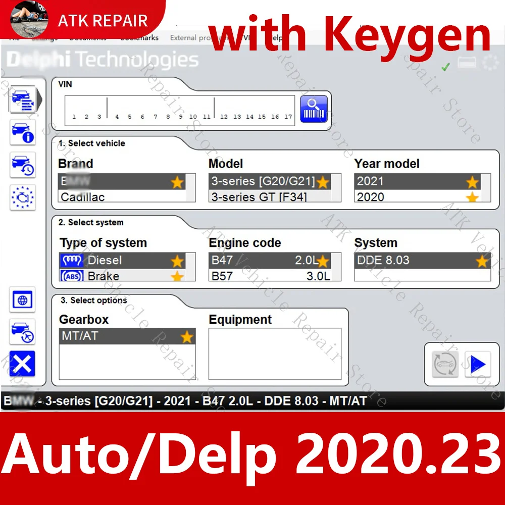 DS150-2020.23 с диагностическим программным обеспечением Keygen CAR обслуживание системы