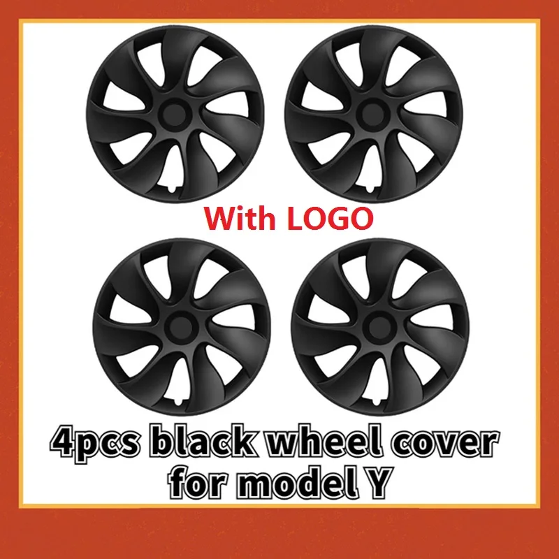 

4PCS Tesla Model Y Wheel Cap 19-Inch Automobile Hubcap 2PCS Accessories 2021 2022 Tesla wheel cover Wheel Center Hub Caps