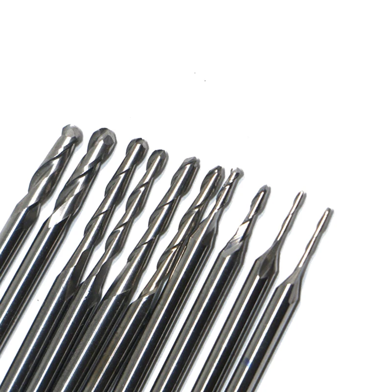 

Tungsten Solid Carbide End Mill 3.175mm Ball Nose Tapered End Mills Router Bits CNC Taper Wood Metal Milling Cutter