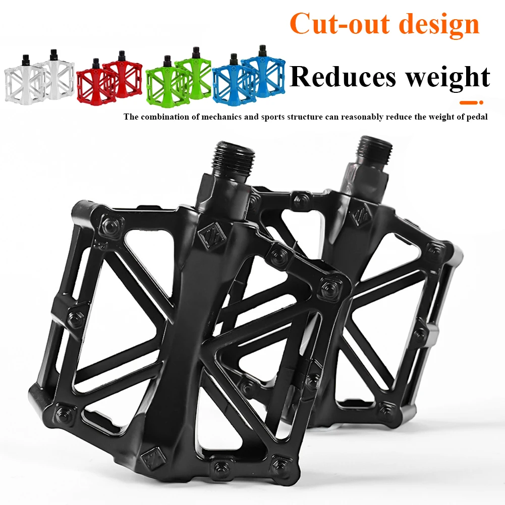 

Flat Platform Bicycle Pedals Aluminum Pedal For MTB Mountain Urban BMX Hybrid Bikes Parts Sealed Bearing All-round Bike Pedals