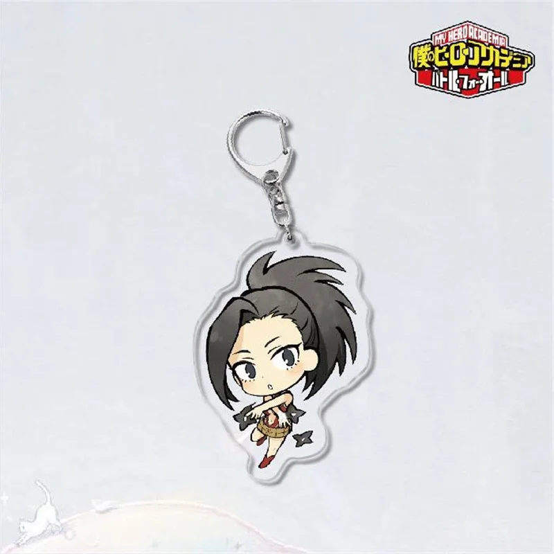 My Hero Academia Keychain Cartoon Characters Midoriya Izuku Bakugo Katsuki Todoroki Shoto Double Sided Acrylic Charm Key Chain |