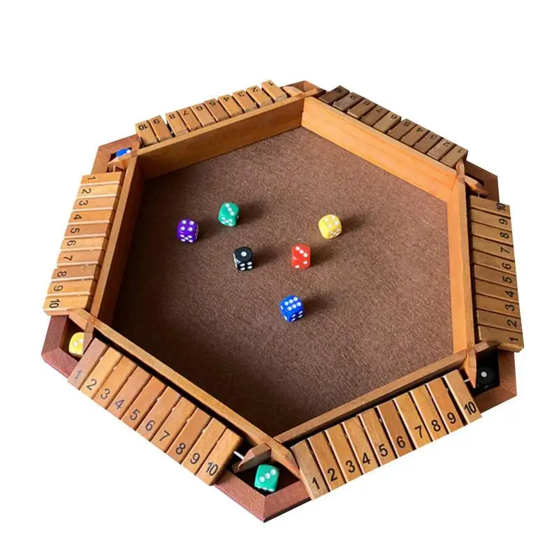 

Настольная игра Shut The Box, деревянные настольные игры, цифровая игра, углубление взаимодействия родителей и детей, умение мышления для всей семьи